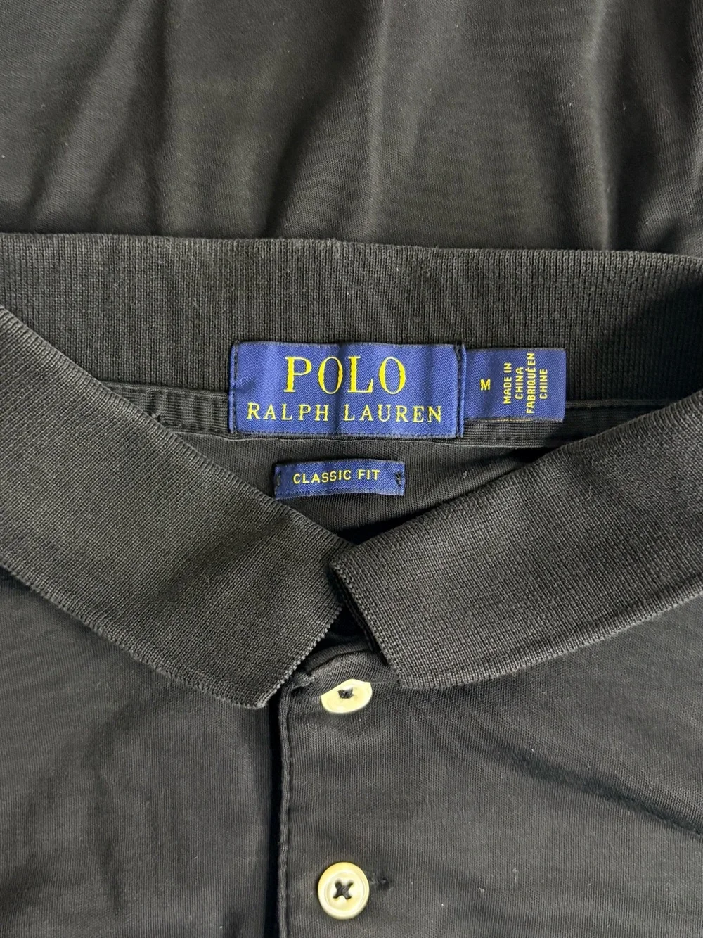 Ralph Lauren Men's Dark Navy Polo Shirt with Embroidered Pony